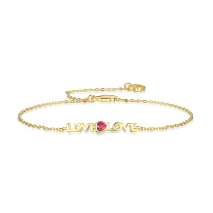 [Love Aura]Romantic Heart Shape Lover Bracelet