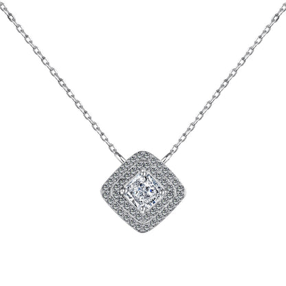 [Love Aura]Sparkling Asscher Cut Necklace