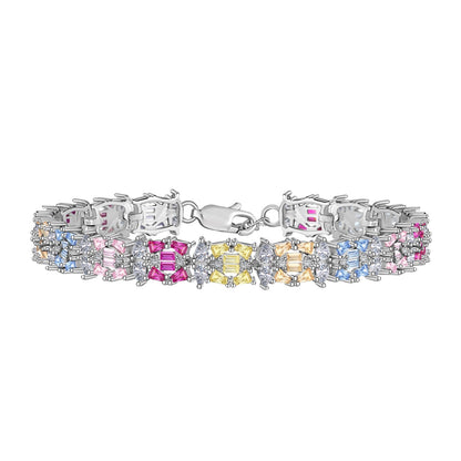 [Love Aura]Delicate Colorful Multi Cut Party Bracelet