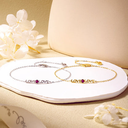 [Love Aura]Romantic Heart Shape Lover Bracelet