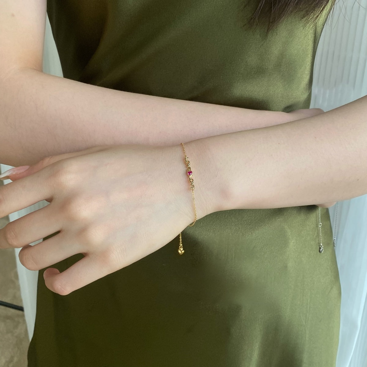 [Love Aura]Romantic Heart Shape Lover Bracelet