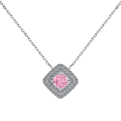 [Love Aura]Sparkling Asscher Cut Necklace