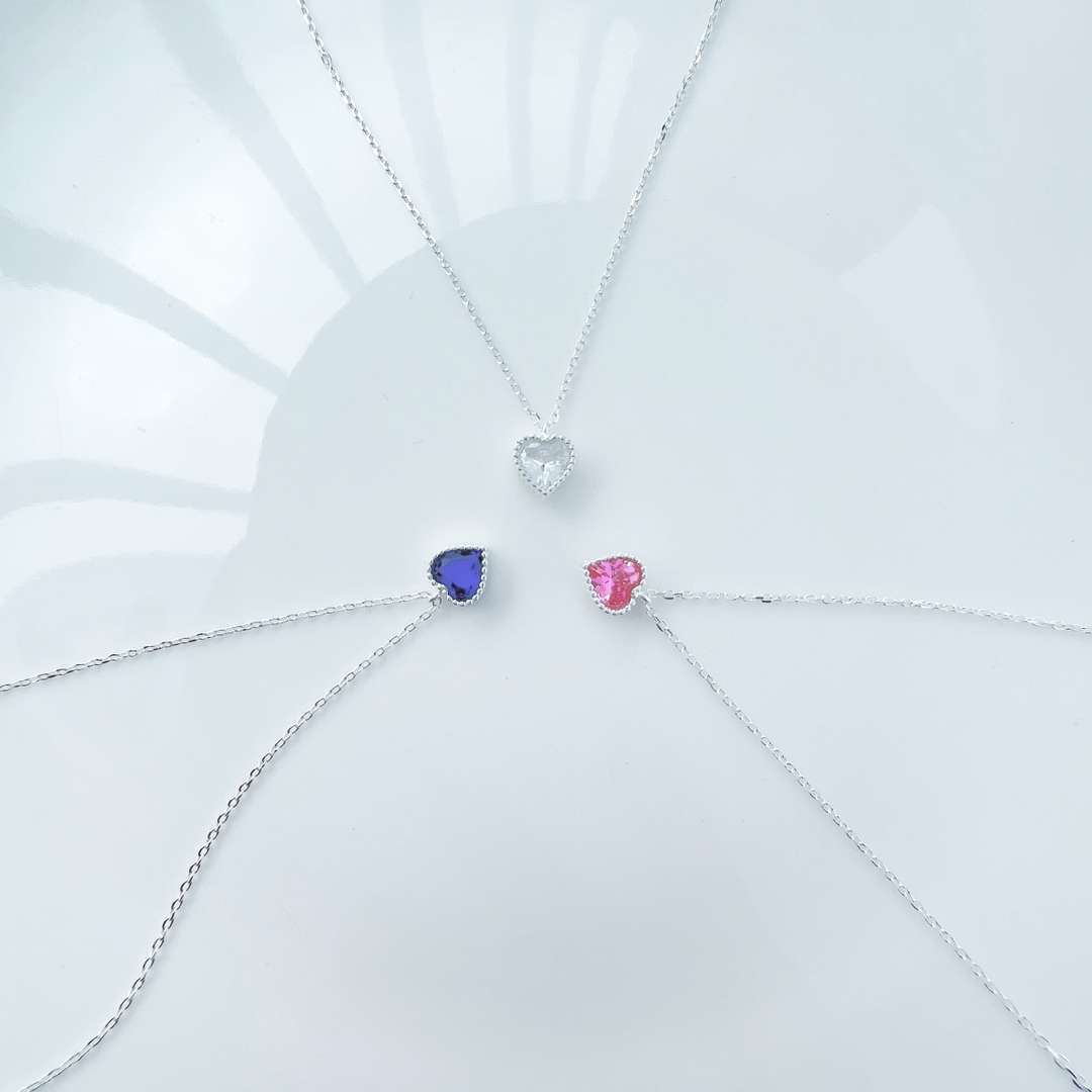 [Love Aura]Ornate Heart Shape Necklace