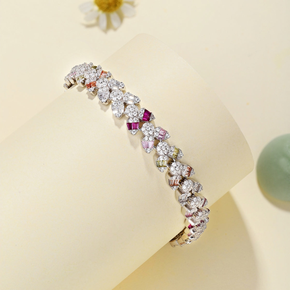 [Love Aura]Dainty Exquisite Flower Shape Daily Bracelet