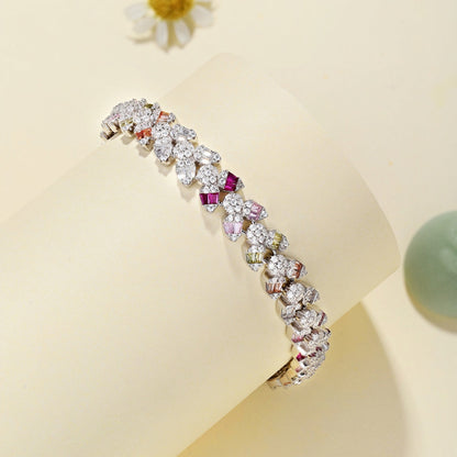 [Love Aura]Dainty Exquisite Flower Shape Daily Bracelet