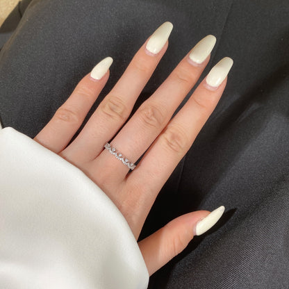 [Love Aura]Elegant Resplendent Round Shape Party Ring