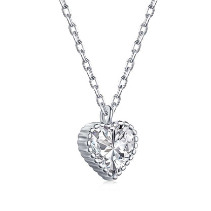 [Love Aura]Ornate Heart Shape Necklace