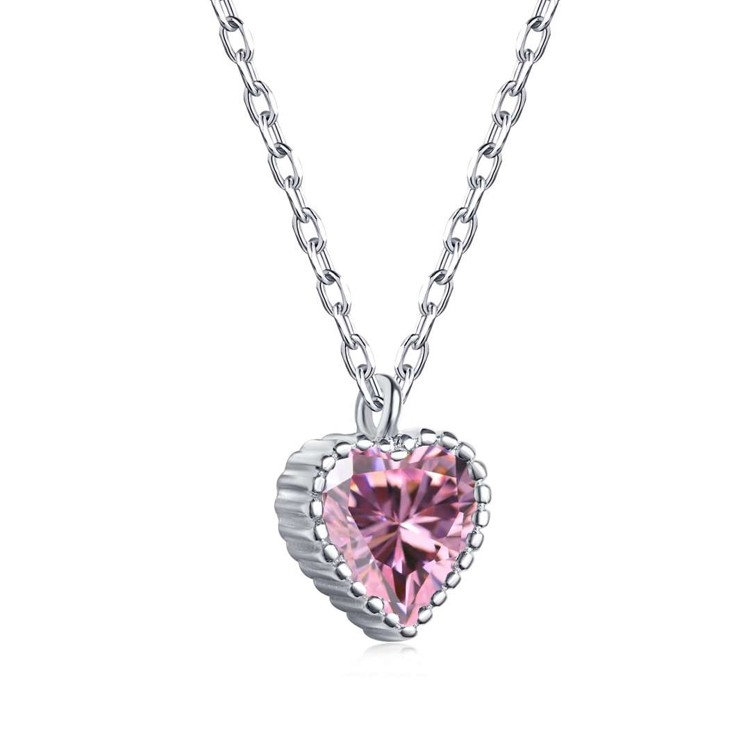 [Love Aura]Ornate Heart Shape Necklace