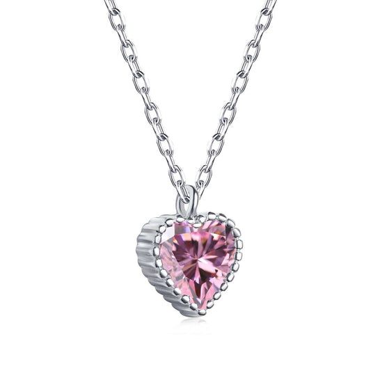 [Love Aura]Ornate Heart Shape Necklace