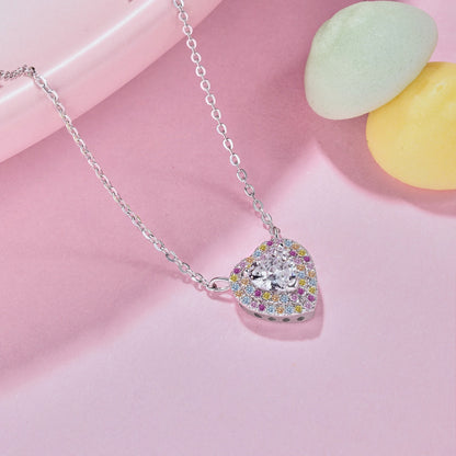 [Love Aura]Exquisite Heart Shape Necklace