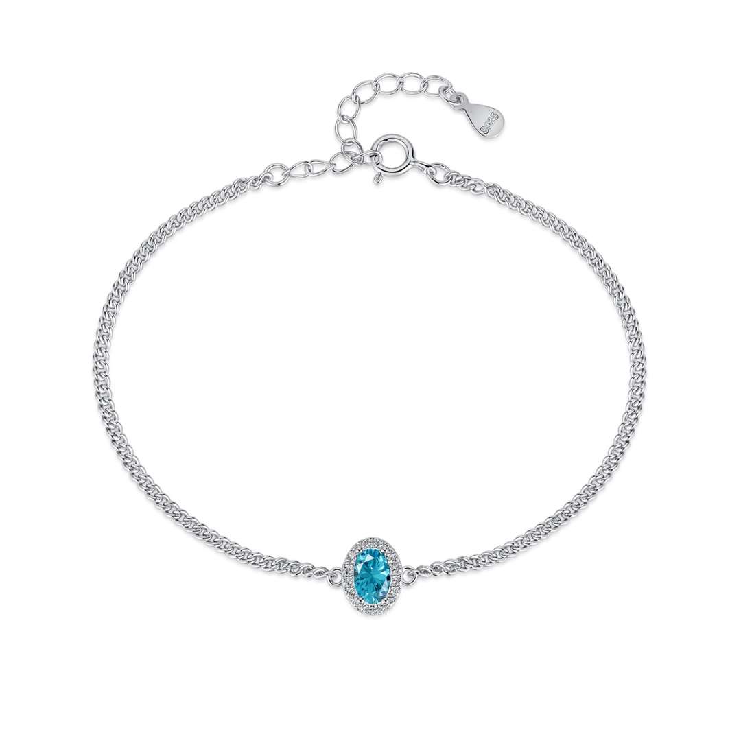 [Love Aura]Exquisite Oval Shape Bracelet
