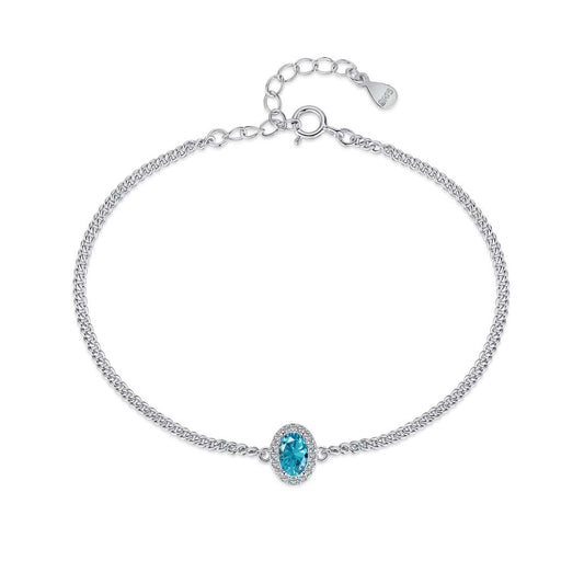 [Love Aura]Exquisite Oval Shape Bracelet