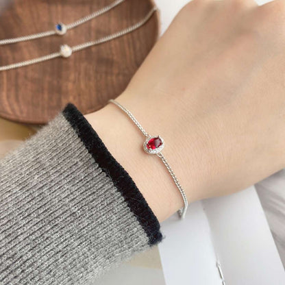 [Love Aura]Exquisite Oval Shape Bracelet