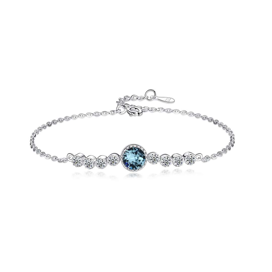 [Love Aura]Luxurious Heart Of The Ocean Bracelet