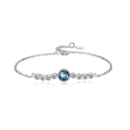 [Love Aura]Luxurious Heart Of The Ocean Bracelet