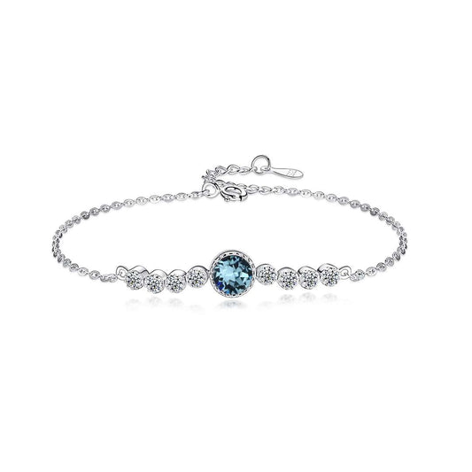 [Love Aura]Luxurious Heart Of The Ocean Bracelet