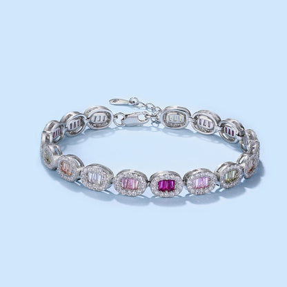 [Love Aura]Exquisite Ornate Emerald Cut Daily Bracelet