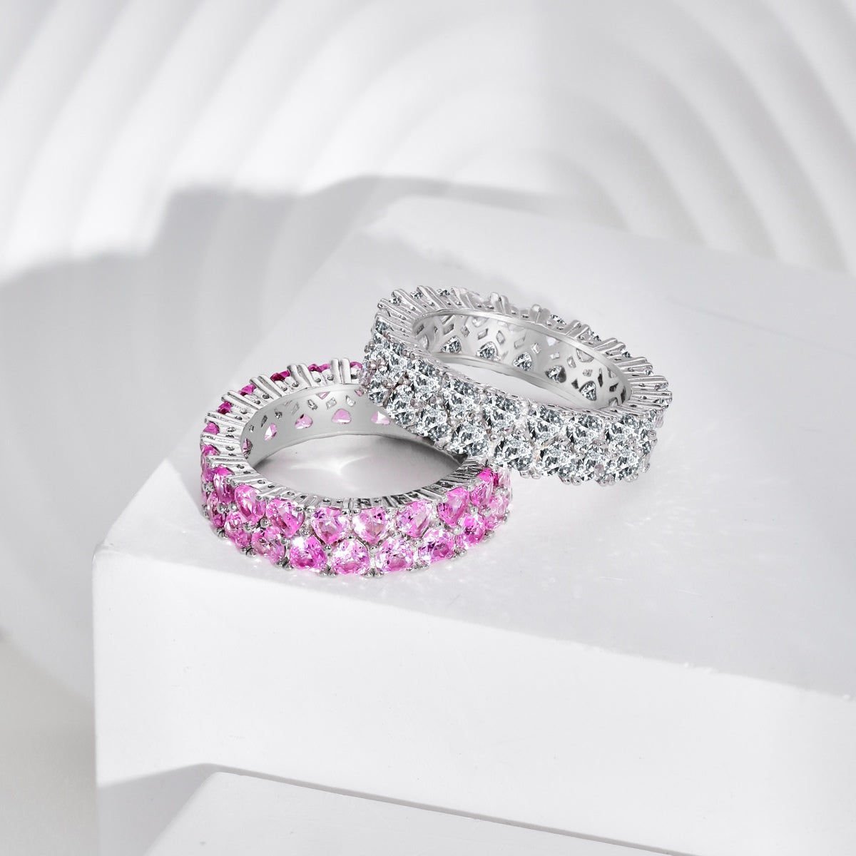 [Love Aura]Sparkling Full Heart Ring