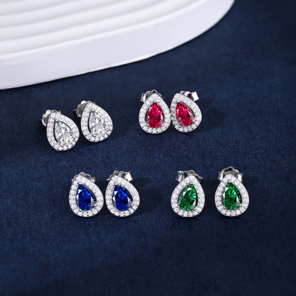 [Love Aura]Luxurious Water Drop Shape Earrings