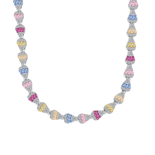 [Love Aura]Radiant Colorful Rainbow Necklace