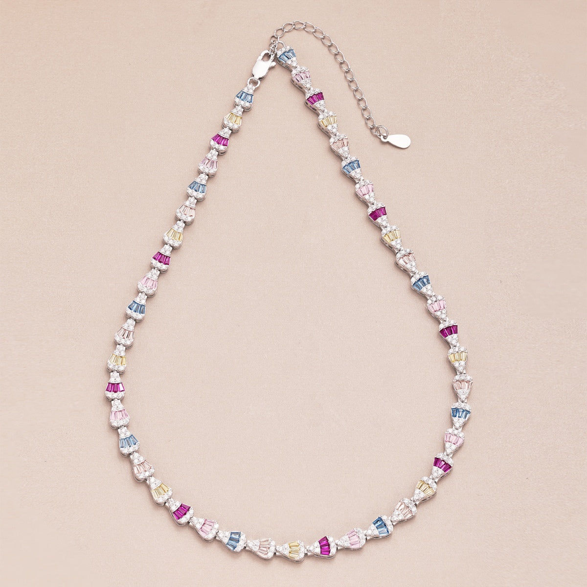 [Love Aura]Radiant Colorful Rainbow Necklace