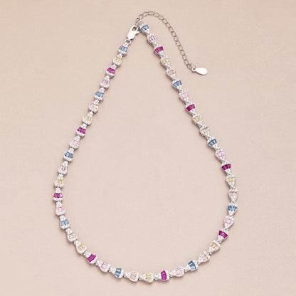 [Love Aura]Radiant Colorful Rainbow Necklace