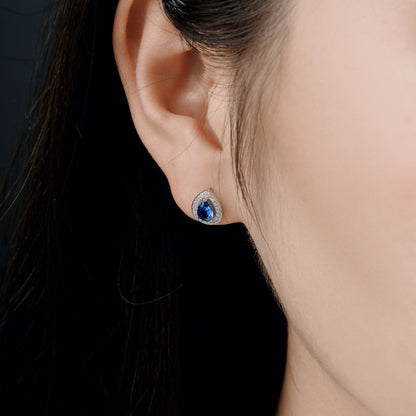 [Love Aura]Luxurious Water Drop Shape Earrings