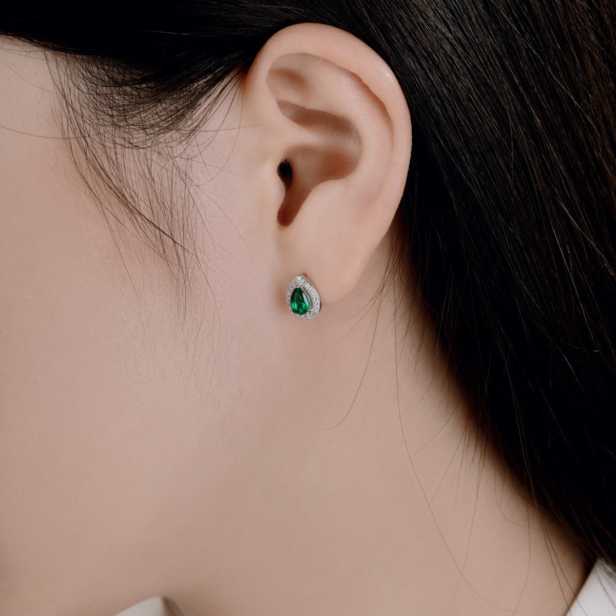[Love Aura]Luxurious Water Drop Shape Earrings