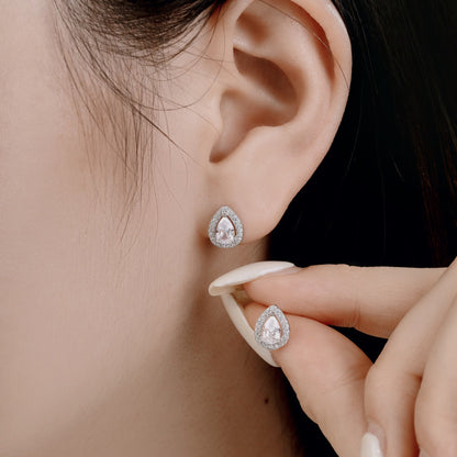 [Love Aura]Luxurious Water Drop Shape Earrings