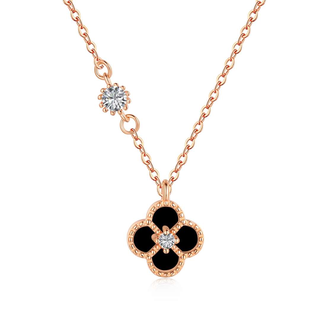 [Love Aura]Delicate Flower Shape Necklace