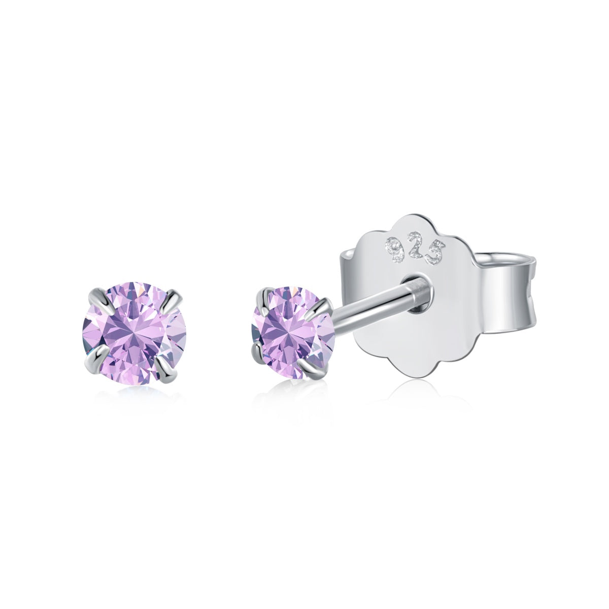[Love Aura]Delicate Solitaire Earrings