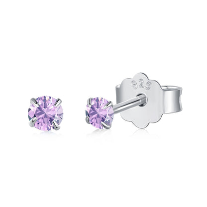 [Love Aura]Delicate Solitaire Earrings
