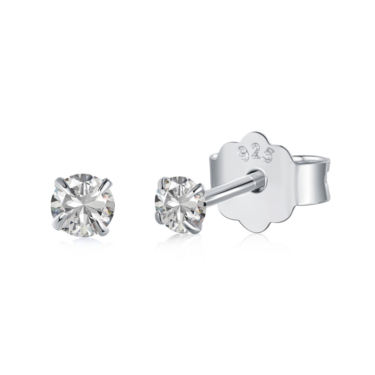 [Love Aura]Delicate Solitaire Earrings