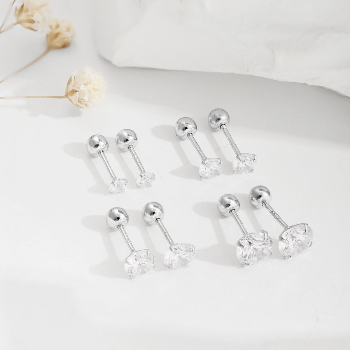 [Love Aura]Unique U-Shaped Ear Bone Earrings