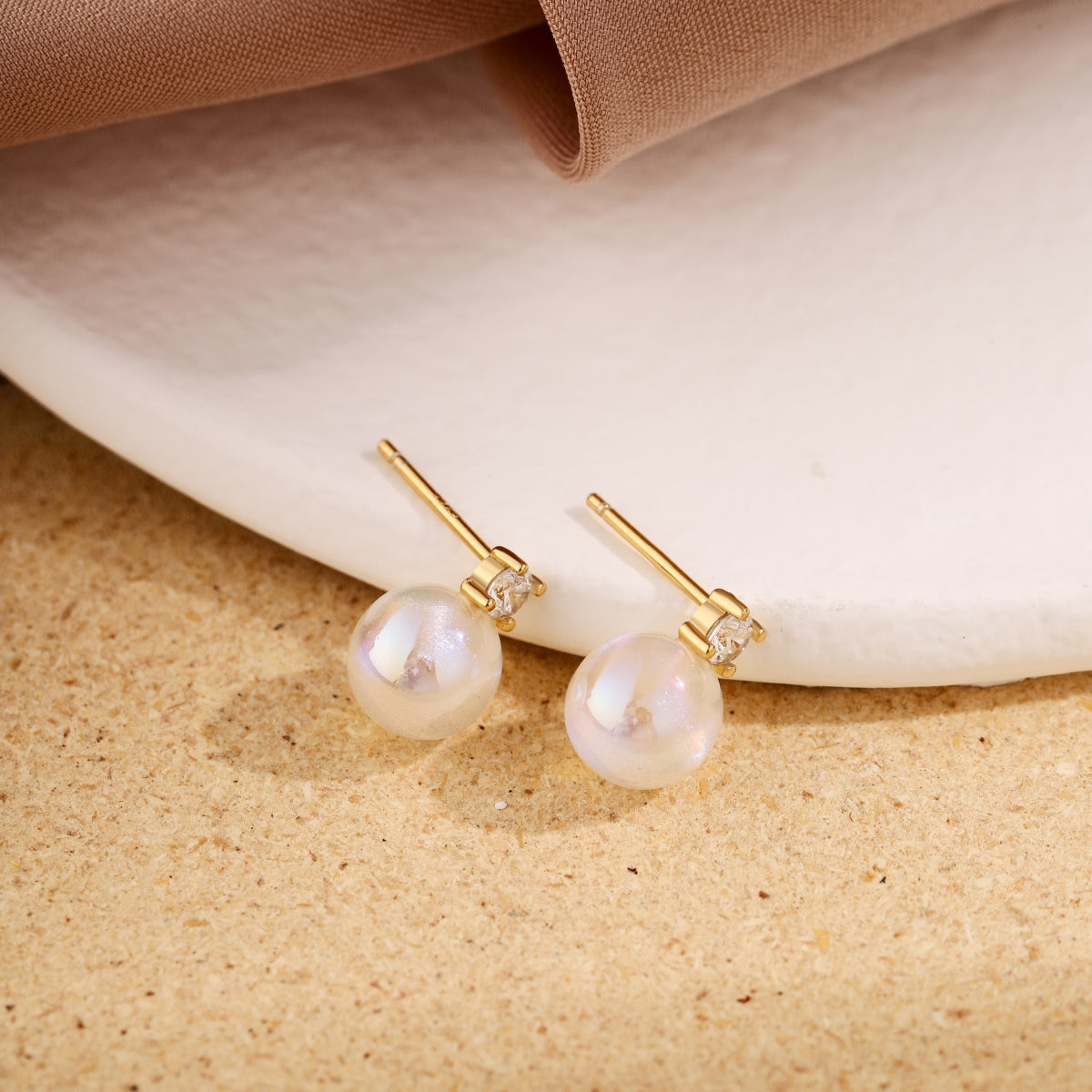 [Love Aura]Symphony Mermaid Pearl Earrings