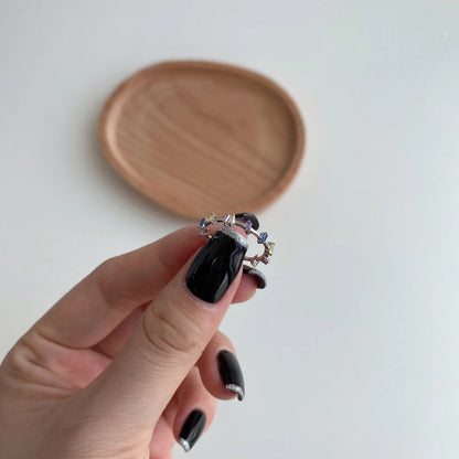 [Love Aura]Unique Trapezoid Cut Daily Ring