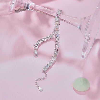 [Love Aura]Dazzling Radiant Multi Cut Daily Bracelet