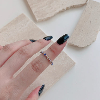 [Love Aura]Unique Trapezoid Cut Daily Ring