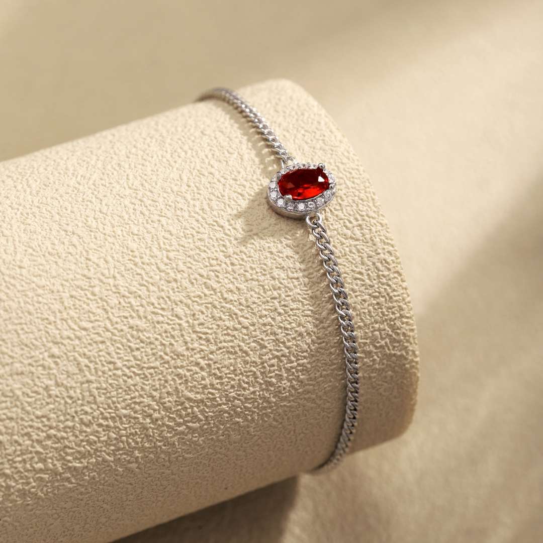 [Love Aura]Exquisite Oval Shape Bracelet