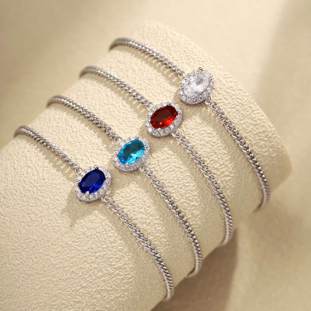 [Love Aura]Exquisite Oval Shape Bracelet