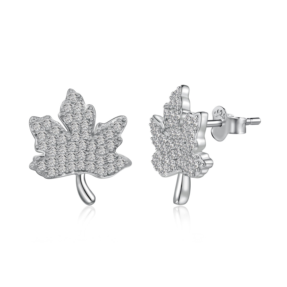 [Love Aura]Exquisite Maple Leaf Design Earrings
