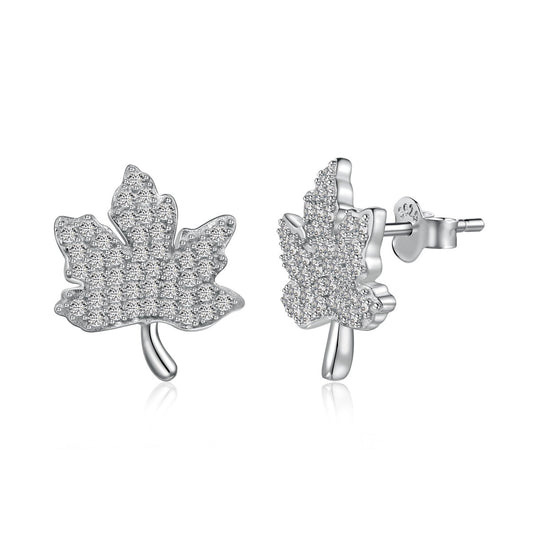 [Love Aura]Exquisite Maple Leaf Design Earrings