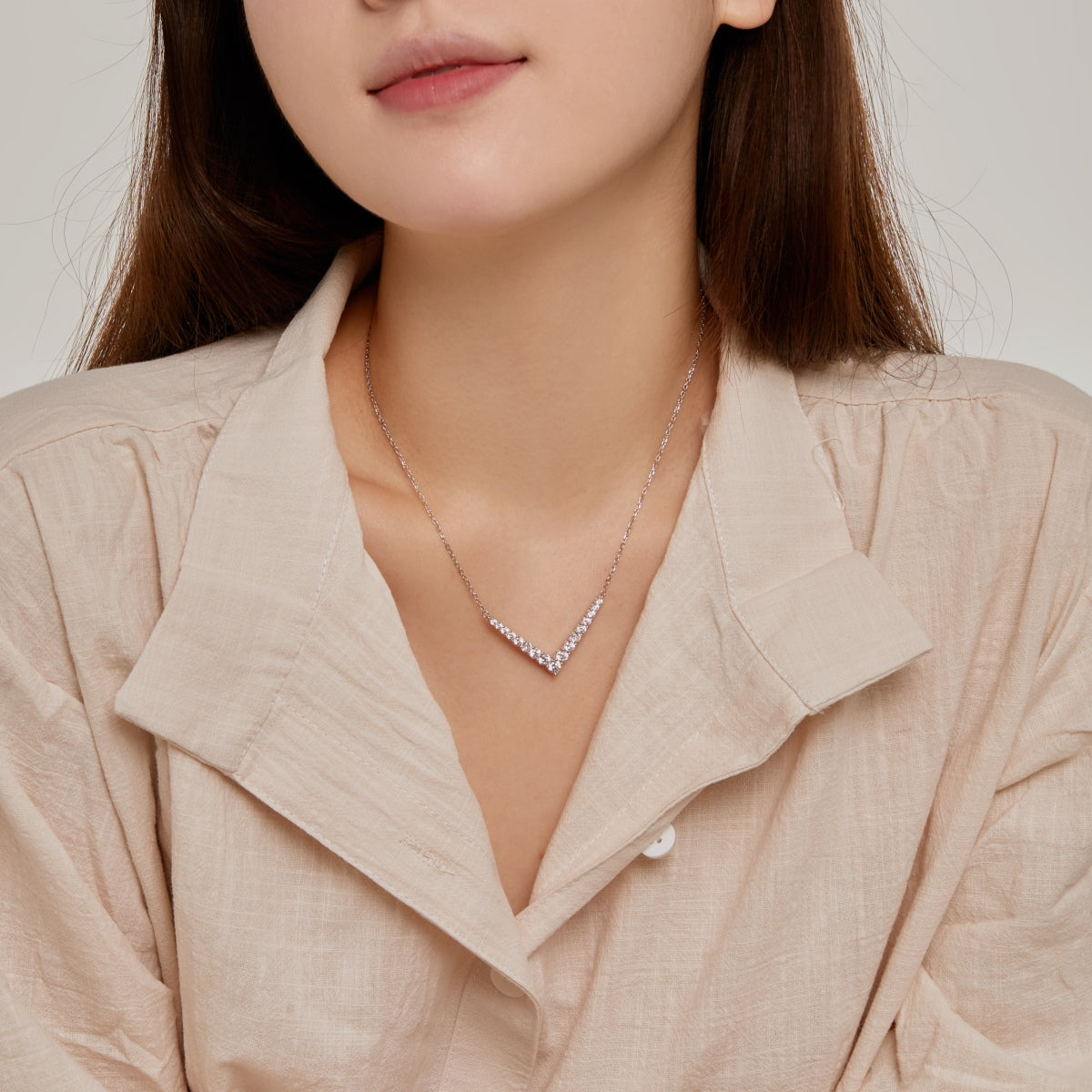 [Love Aura]Ornate Round Cut Necklace