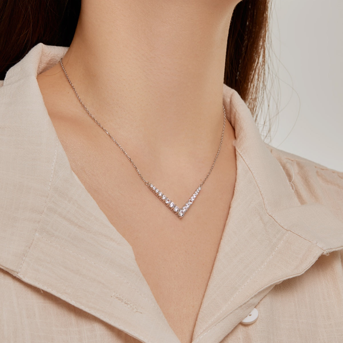 [Love Aura]Ornate Round Cut Necklace