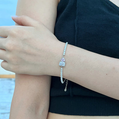 [Love Aura]Dazzling Unique Multi Shape Lover Bracelet