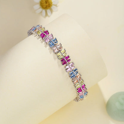 [Love Aura]Sparkling Exquisite Multi Cut Party Bracelet