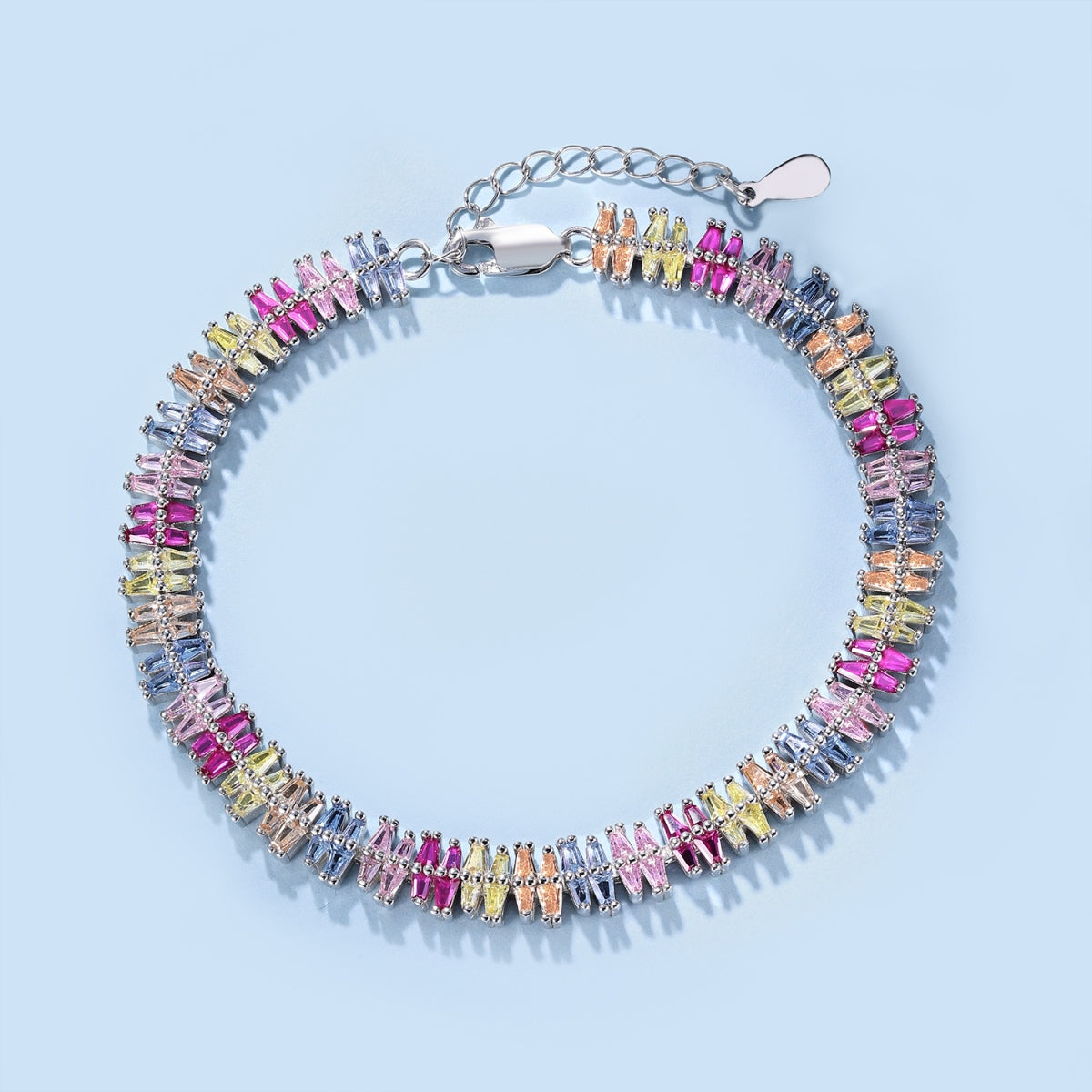 [Love Aura]Sparkling Exquisite Multi Cut Party Bracelet