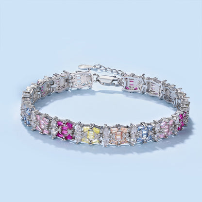 [Love Aura]Delicate Colorful Multi Cut Party Bracelet