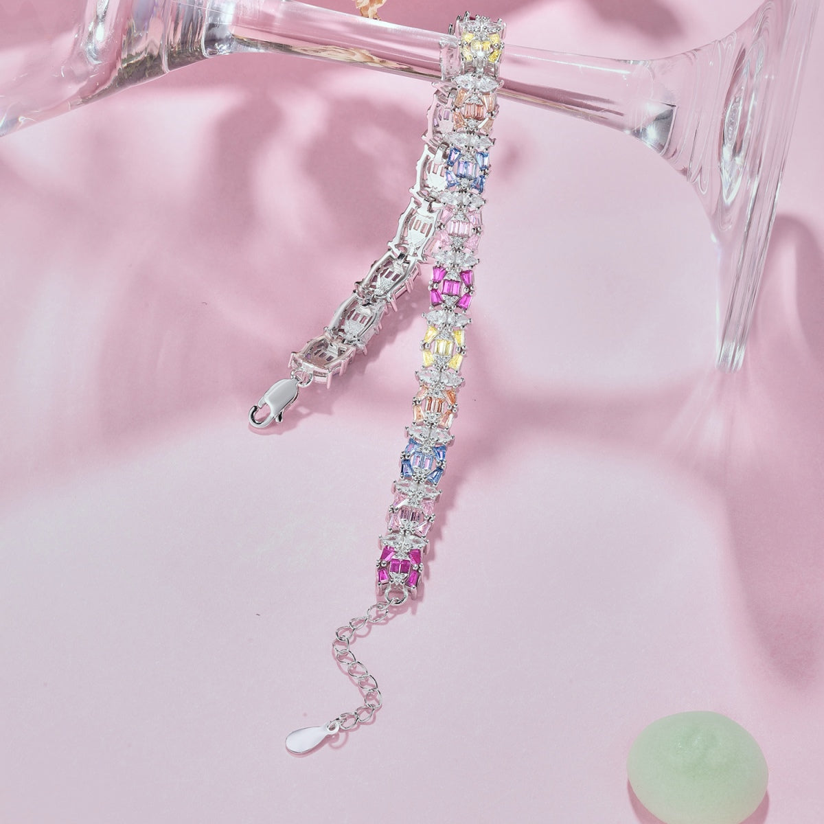 [Love Aura]Delicate Colorful Multi Cut Party Bracelet