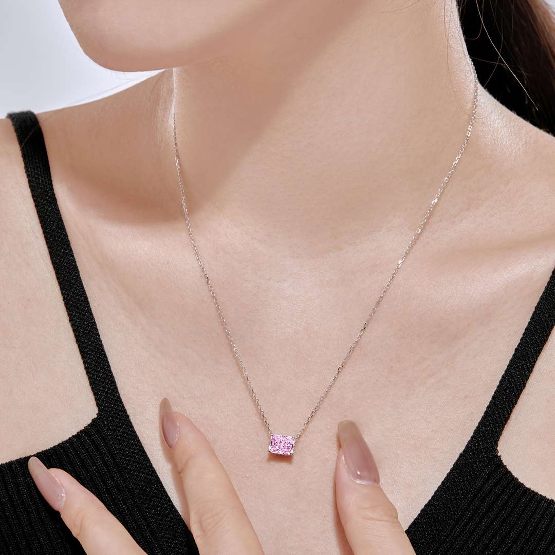 [Love Aura]Luxurious Square Shape Colorful Necalack